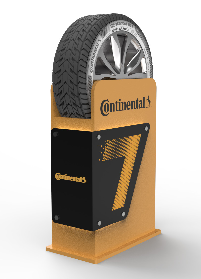 馬牌輪胎-輪胎展示台